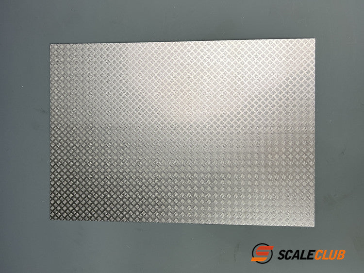 SCALECLUB Truck Climb Trailer Truck Remote Control Simulation Model Stainless Steel Tread Plate Anti-Skid Plate