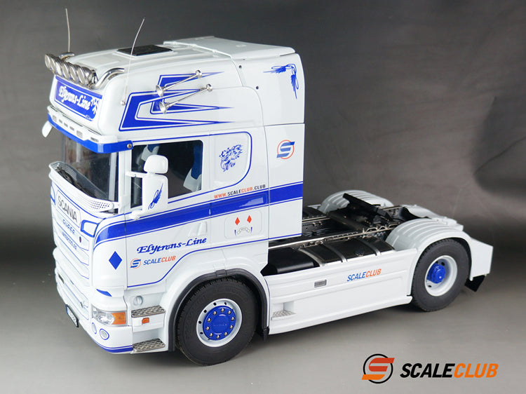 1 pair of Scaleclub universal RC Tamiya LESU 1/14 R470 R730 truck toy model two-axis side panels spoiler wind deflector