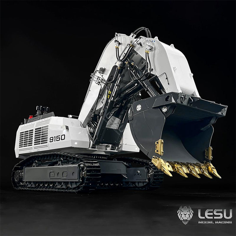 LESU 1/14 hydraulic remote control toy 5-way valve heavy duty positive bucket excavator AOUE 9150