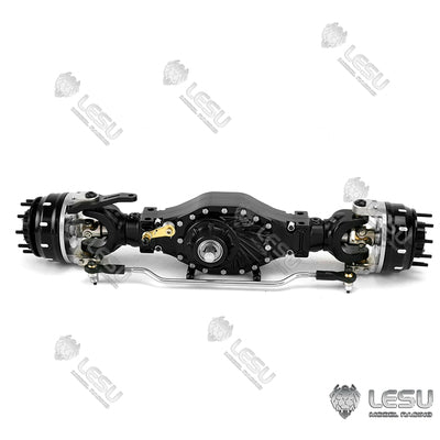 LESU 1/14 Tamiya truck remote control model modified inter-axle differential wheel side reduction axle