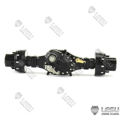 LESU 1/14 Tamiya truck remote control model modified inter-axle differential wheel side reduction axle