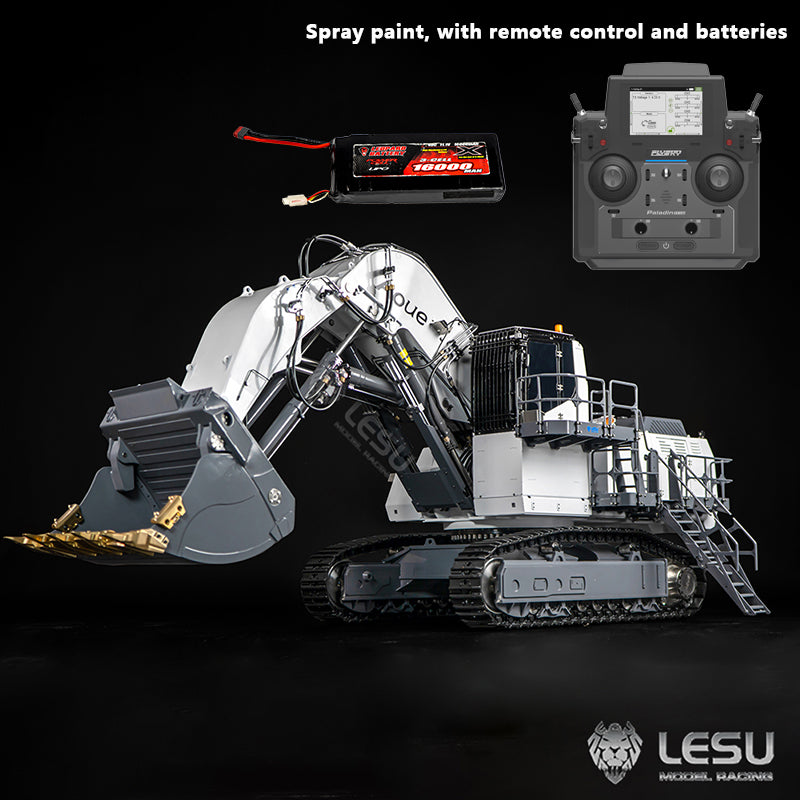 LESU 1/14 hydraulic remote control toy 5-way valve heavy duty positive bucket excavator AOUE 9150