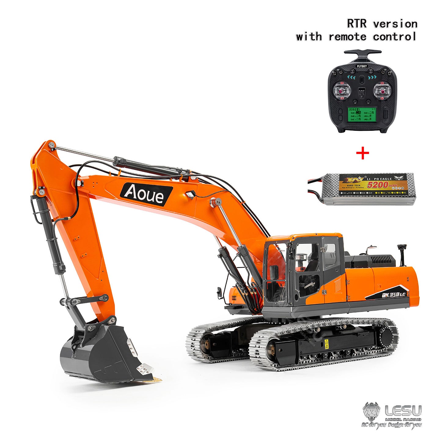 LESU 1/14 AOUE DX350LC excavator