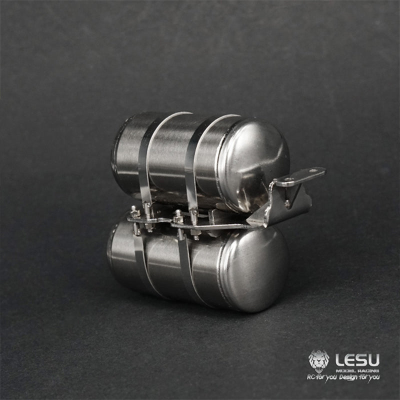 LESU G-6157 1/14 Truck Model Metal Gas Tank Tamiya 3348 Mud Truck or DIY Traction Truck Model Upgrade Modification Accessories