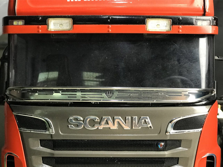 Scaleclub 1/14 Tamiya Benz Scania tractor truck upgraded metal front stone mesh