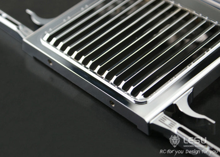 1/14 American truck front bumper GW-K001 Tamiya tractor king grille front bumper electroplating model LESU