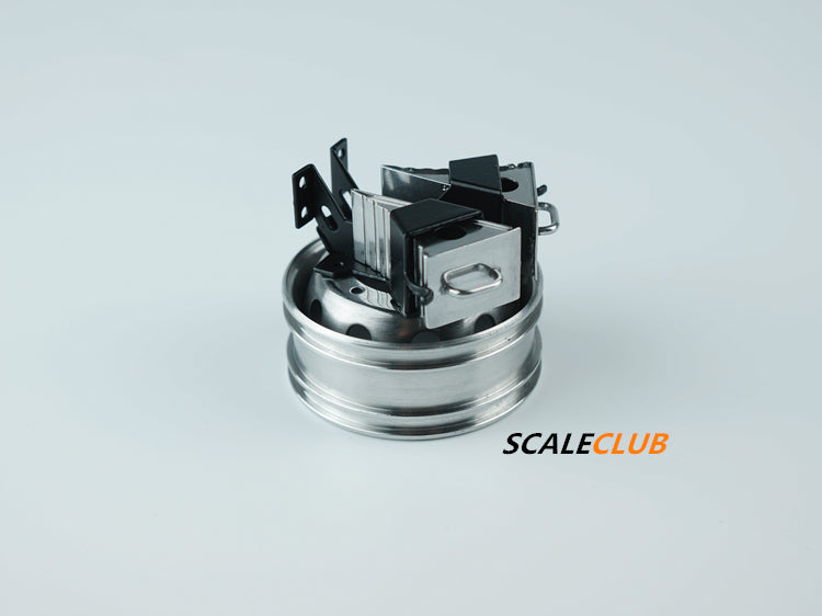 SCALECLUB Tamiya 1:14/16 universal tractor mud head metal spare tire rack anti-slip