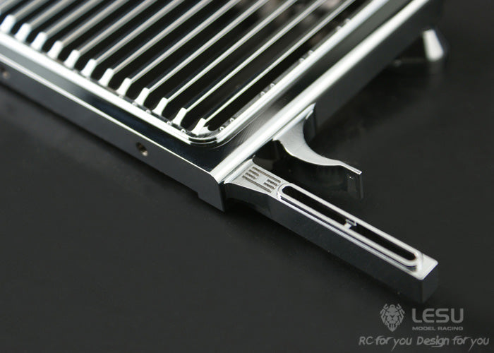 1/14 American truck front bumper GW-K001 Tamiya tractor king grille front bumper electroplating model LESU