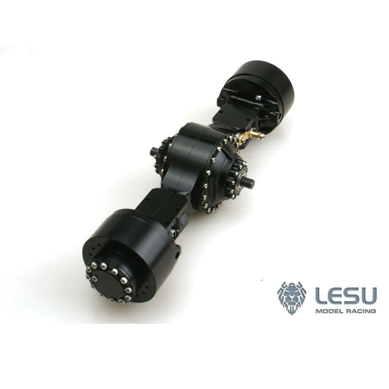 LESU 1/16 loader engineering vehicle RD-2002 lock differential through wheel side reduction Axles RC modified Axles