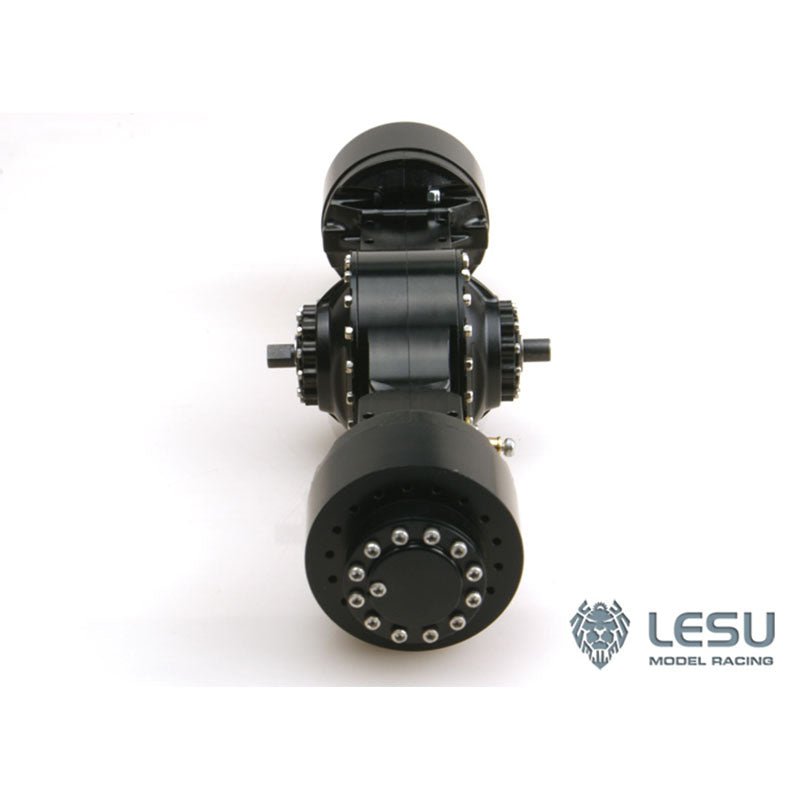 LESU 1/16 loader engineering vehicle RD-2002 lock differential through wheel side reduction Axles RC modified Axles
