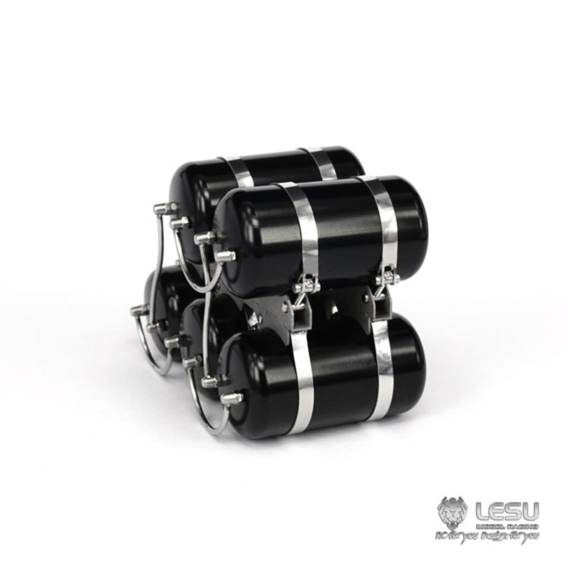LESU G-6120 1/14 Truck Model Simulation Metal Gas Tank Accessories Tamiya Traction Truck Mud Truck Upgrade Modification or DIY