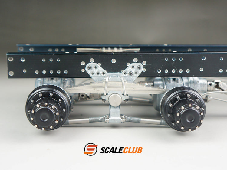 scaleclub 1/14 mud tractor new style wheel reduction lock differential break transmission power rear axle