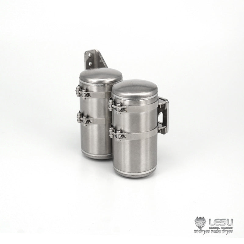 LESU G-6170 1/14 truck model simulation metal gas tank double gas tank air filter accessories Tamiya upgrade modification