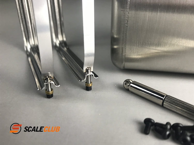 scaleclub 1/14 Tamiya tractor truck dump truck simulation metal fuel tank hydraulic tank