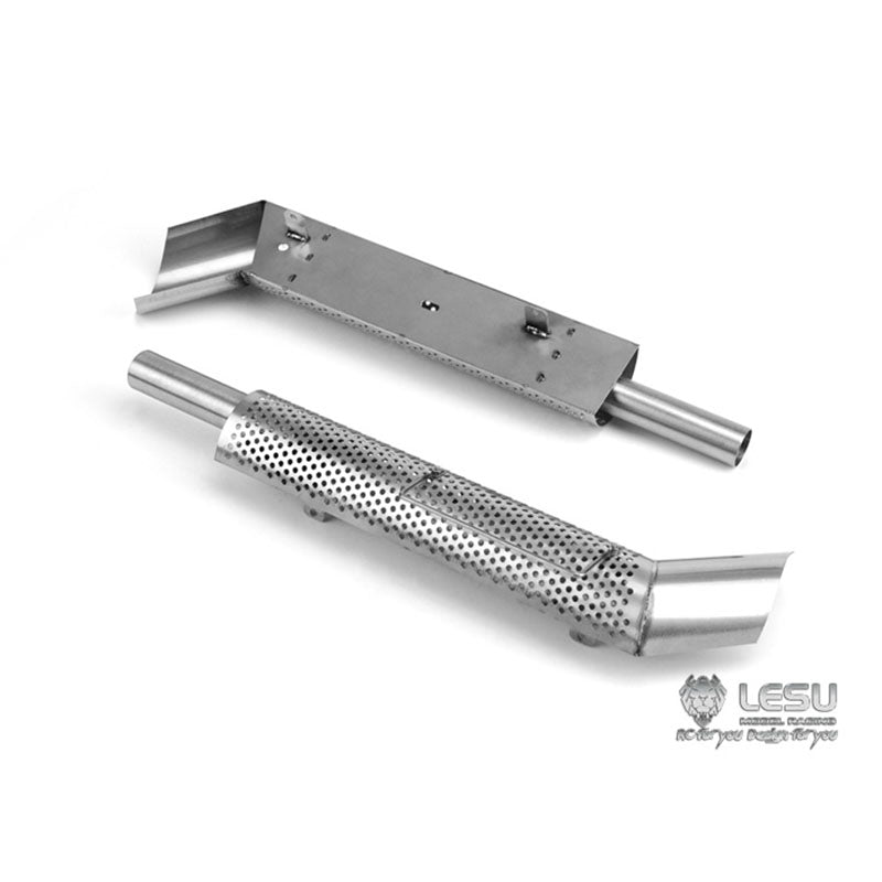 LESU 1/14 Tamiya tractor truck heavy equipment rack DIY modified model accessories chimney G-6038-B