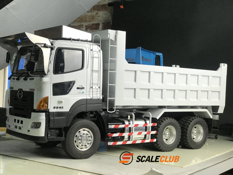 scaleclub stainless steel sheet metal domestic mud bucket mud bucket 1/14 carriage truck bucket
