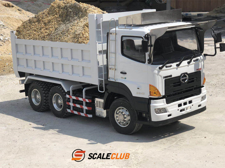 scaleclub stainless steel sheet metal domestic mud bucket mud bucket 1/14 carriage truck bucket