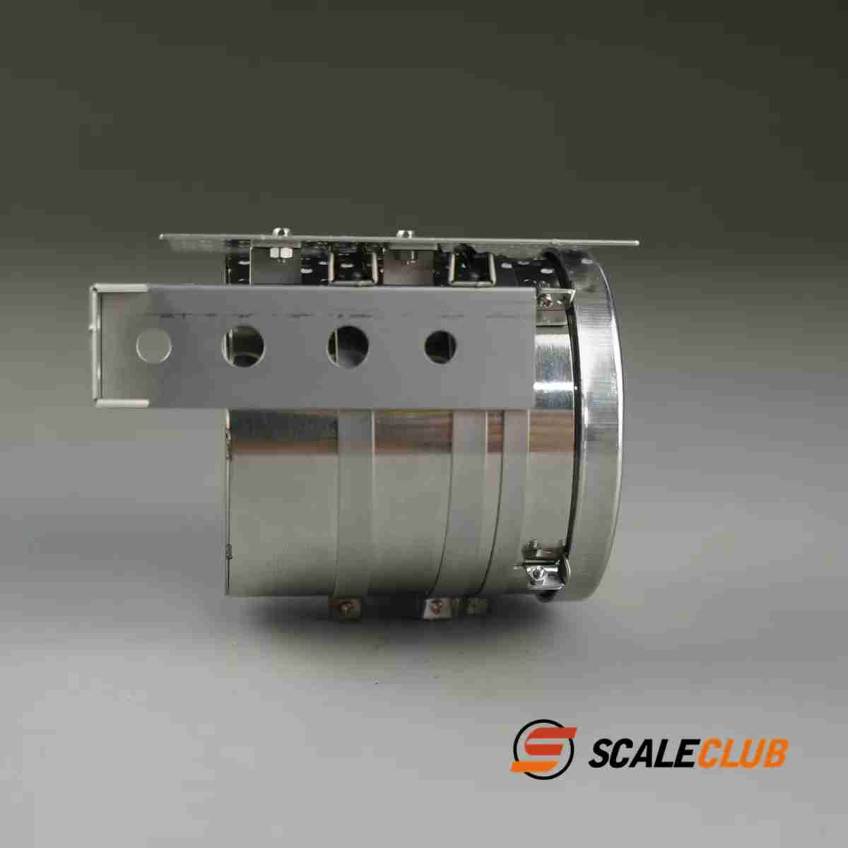 SCALECLUB Tamiya r620 r470 metal exhaust can