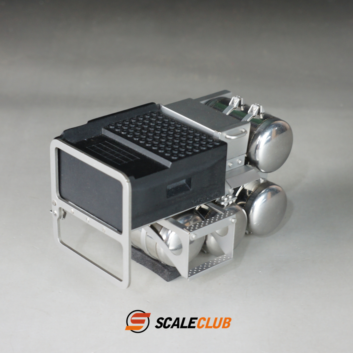 Scaleclub Model for Tamiya FH750 1/14 RC traction truck model toy battery box 4 gas tanks with pedals upgrade modification parts