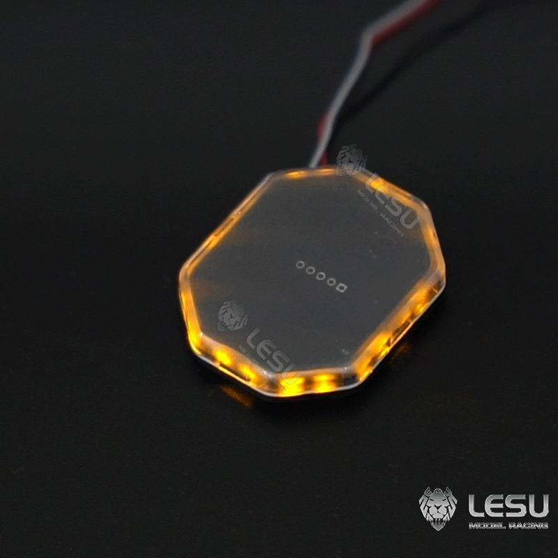LED red blue yellow variable mode fire truck engineering warning dome light parts LESU 1/14 truck toy Tamiya tractor truck