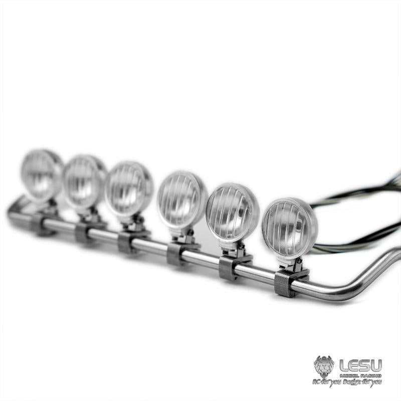 1/14 LESU RC Truck LED Spotlight High Top Metal Dome Light S-1247-A for Tamiya R470 R620 Traction Truck Model Toy Upgrade Parts