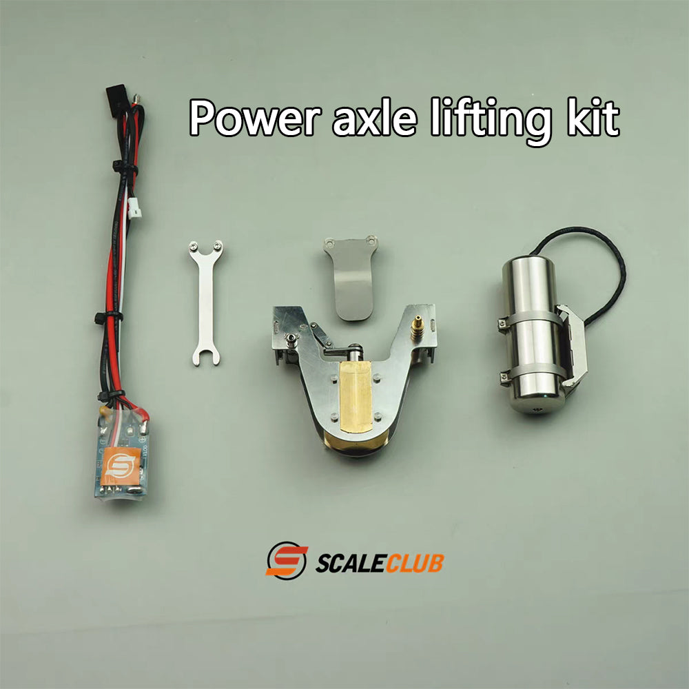 Scaleclub 1/14 Tamiya tractor truck dump truck hydraulic lifting axle upgrade kit