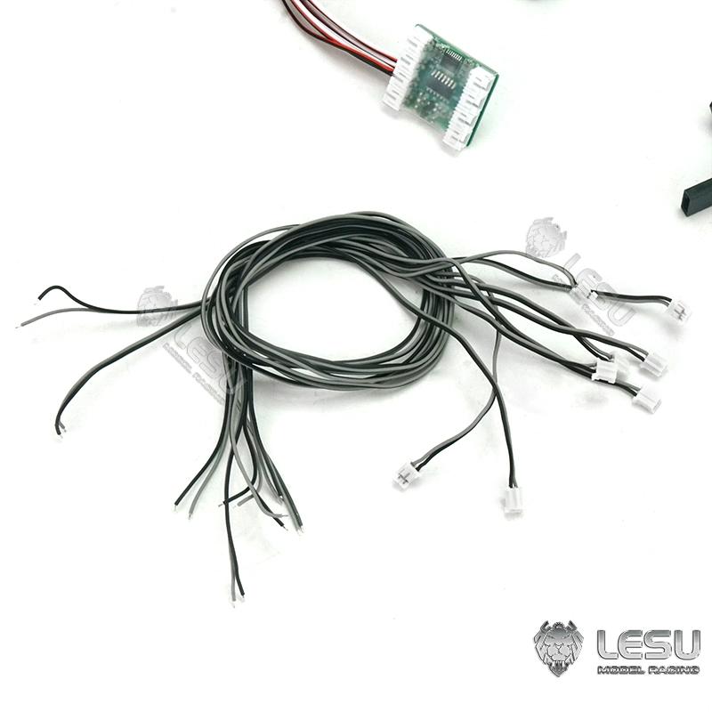 LED 3V light set For Tamiya 1/14 RC Truck Engineering Excavator Semi-trailer Trailer Model DIY Upgrade Parts LESU EL-005