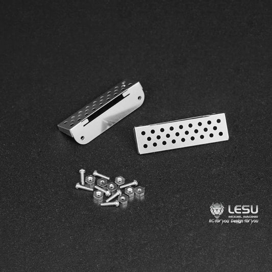 1 pair of LESU Metal side skirts and footboards ZK-K025 for Tamiya R470 R620 770S 1/14 RC tractor truck model toy upgrade parts