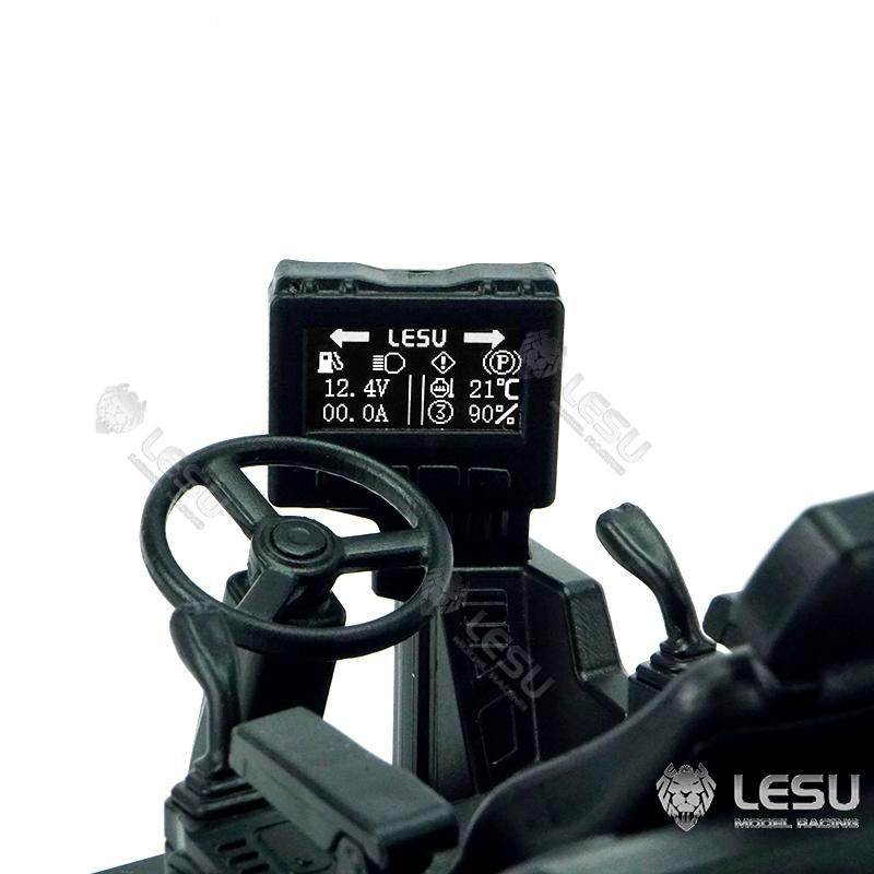 LESU 1/14 engineering model excavator driver's seat modification multi-function LCD display
