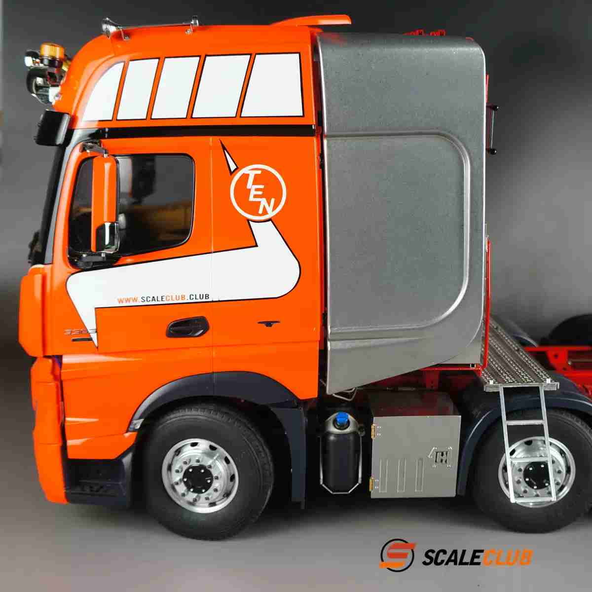 scaleclub 1/14 Tamiya Mercedes Benz heavy tractor truck SLT metal spoiler side panel equipment rack
