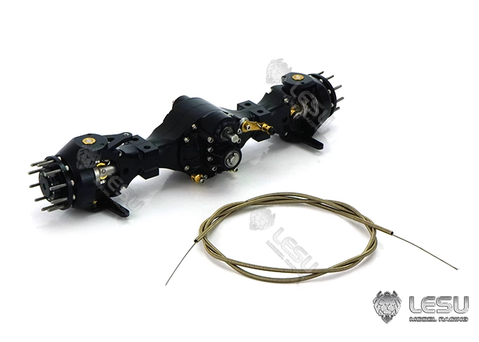 1/16 truck tractor DIY German bruder axle upgrade 8X8 flange axle set differential lock LESU model