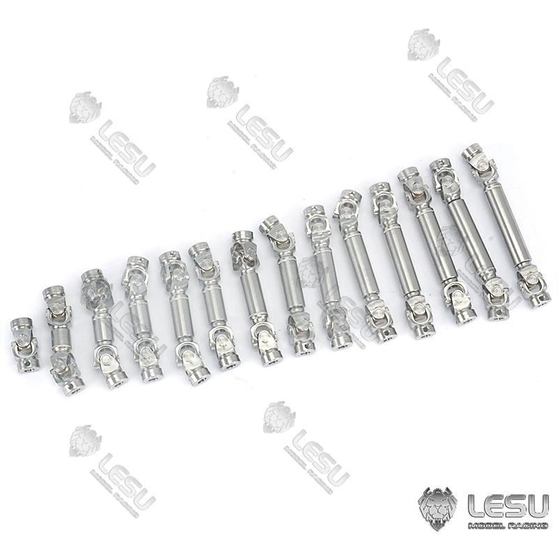LESU 1/14 truck Tamiya tractor spline drive shaft stainless steel welding CVD universal joint coupling climbing car