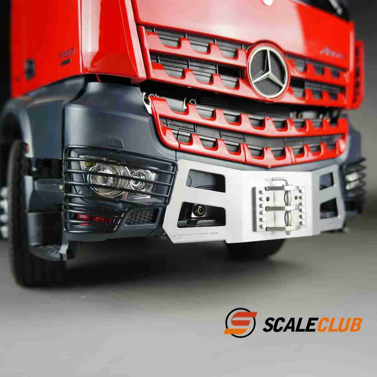 scaleclub 1/14 Tamiya benz AROCS 3363 narrow building engineering board front tow hook heavy tow hook