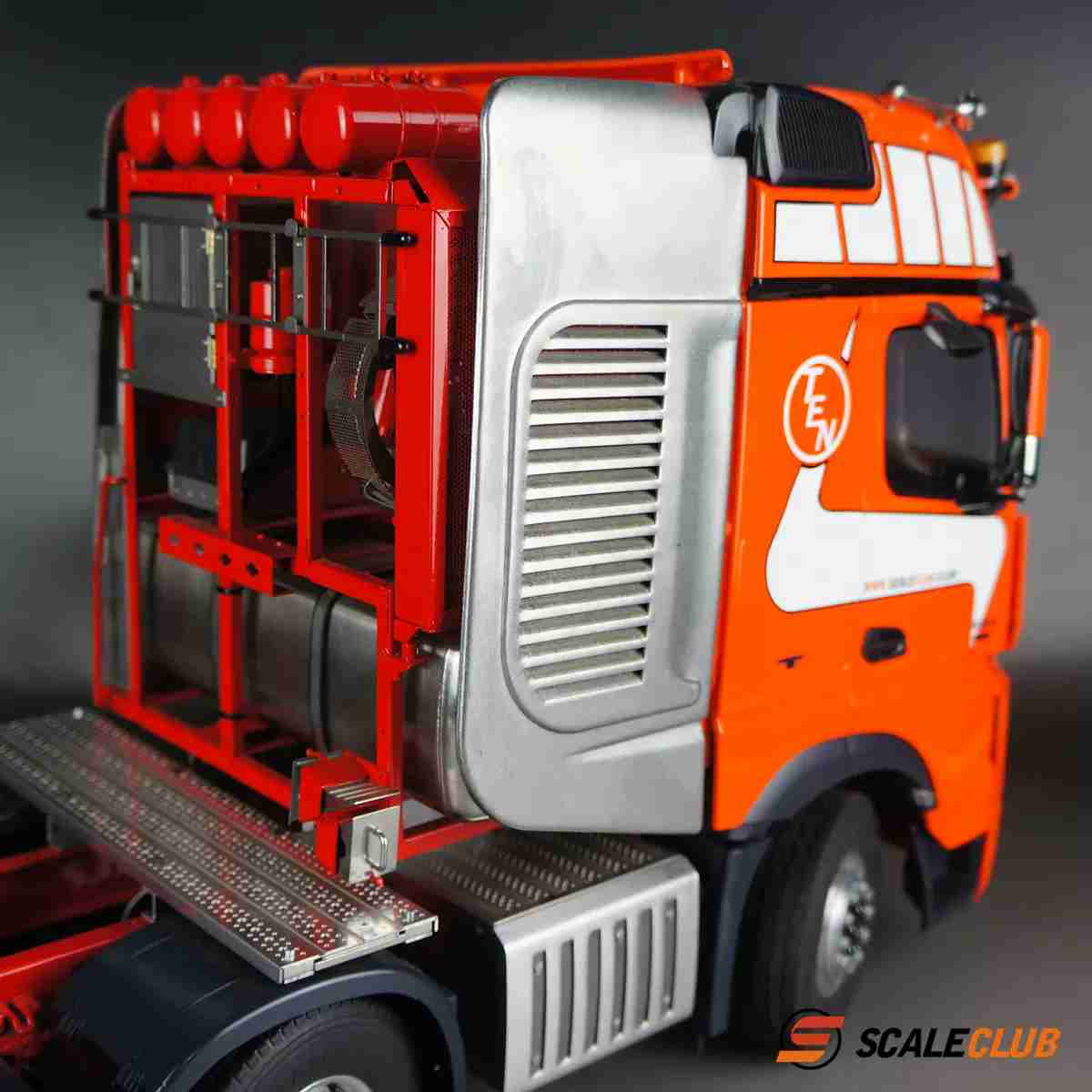scaleclub 1/14 Tamiya Mercedes Benz heavy tractor truck SLT metal spoiler side panel equipment rack