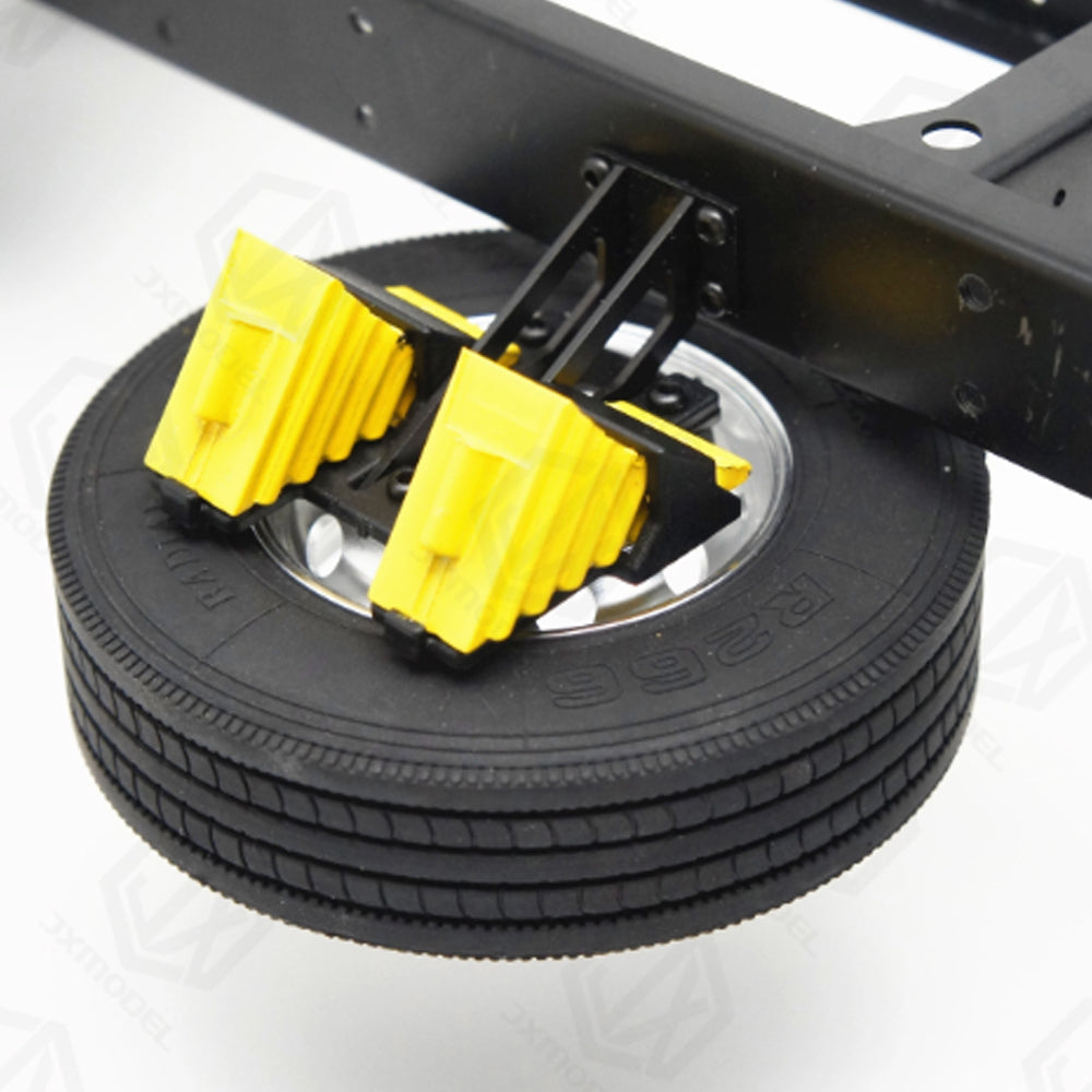 Spare tire rack kit - JXmodel truck model 1:14 tractor trailer adapter with original tire