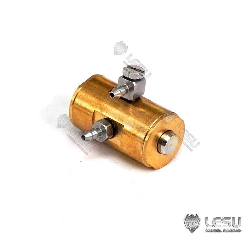 LESU 1/14 Simulation Brass Hydraulic Cylinder Heavy Engineering Excavator Mechanical Arm Quick Release Hydraulic Accessories