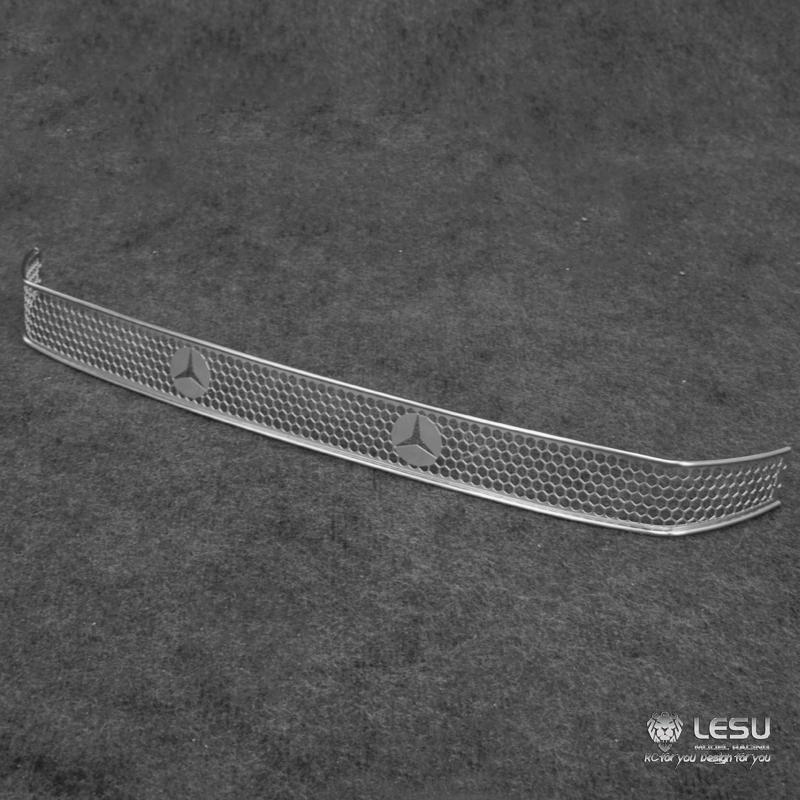 LESU 1/14 RC Truck Metal Stainless Steel Front Sand and Gravel Net G-6196 for Tamiya 1851 Tractor Truck High Top Upgrade Parts