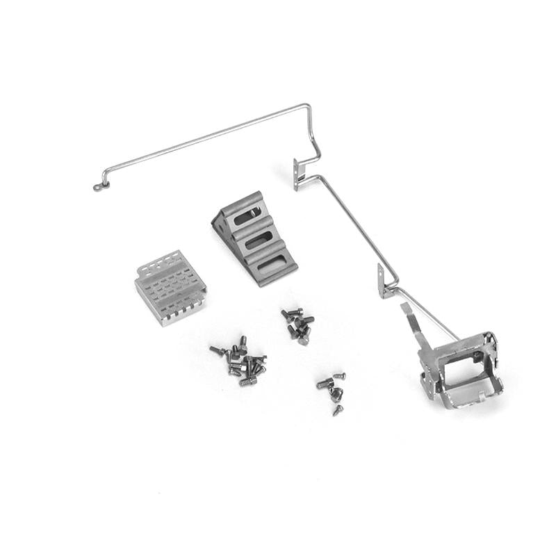 LESU Metal handrail pedal anti-slip assembly G-6201 for Tamiya 1851 3363 1/14 RC dump truck shell upgrade decorative parts