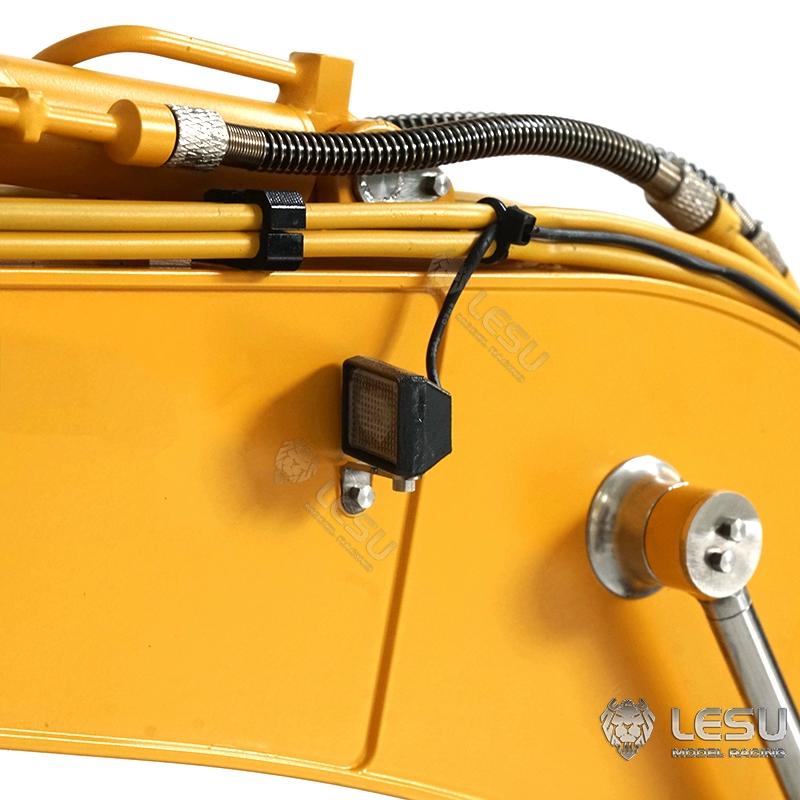 LESU for 1/14 simulation heavy machinery LESU AC360 excavator model arm S-1307 LED spotlight or DIY Tamiya model modification