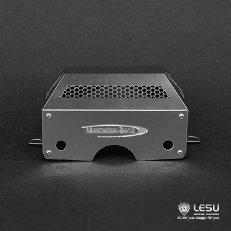 LESU 1/14 truck Tamiya tractor gearbox metal cover decoration modification accessories