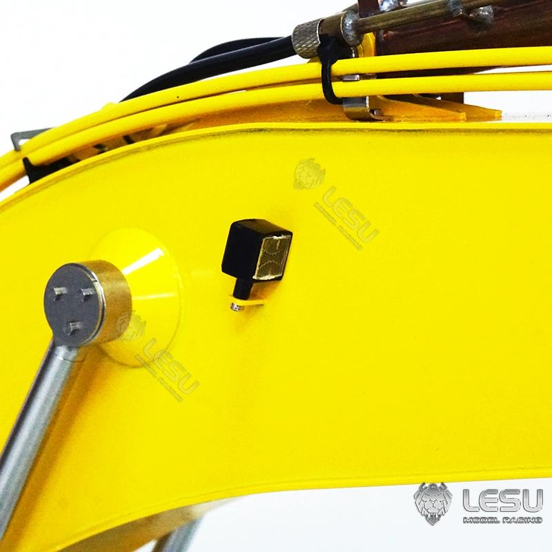 LESU S-1232 for Tamiya 1/14 RC construction machinery traction truck model toy equipment rack for 374 excavator arm light parts