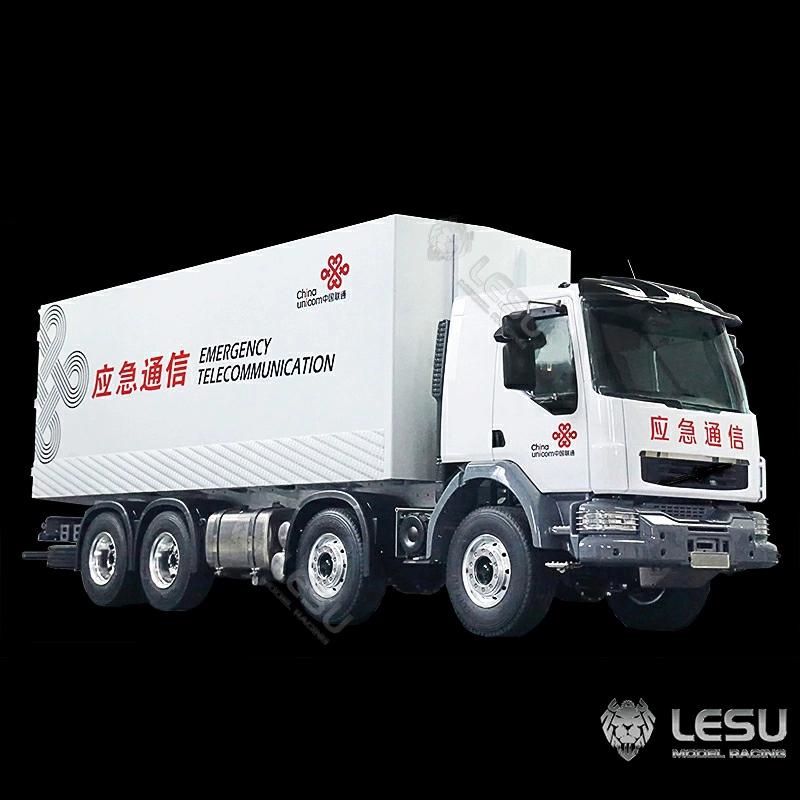 LESU 1/14 Volvo Truck Model Toy 8*4 Dense Bucket Container Truck Full Metal Bucket Simulation Chassis LS-Z0056