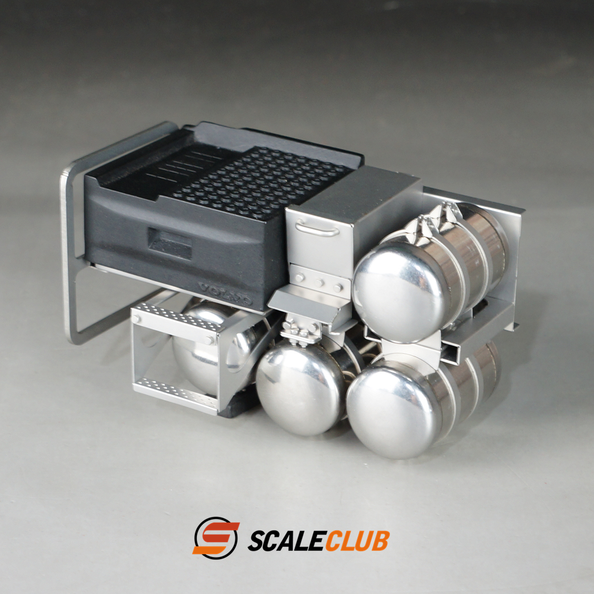 Scaleclub Model for Tamiya FH750 1/14 RC traction truck model toy battery box 4 gas tanks with pedals upgrade modification parts