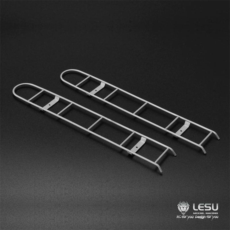 1 pair of metal stainless steel ladder LESU LS-20160811-3 for Tamiya 1/14 RC tractor truck dump truck shell upgrade parts