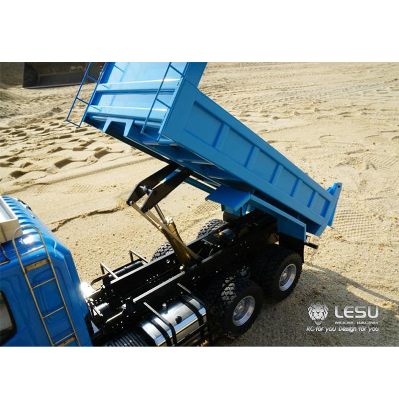 LESU Y-1506-B 1/14 dump truck model aircraft top F frame hydraulic system universal Tamiya mud head 3348 lifting accessories