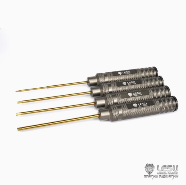 1.5mm 2.0mm 2.5mm hexagonal screwdriver handle detachable Tamiya tractor model tool LESU