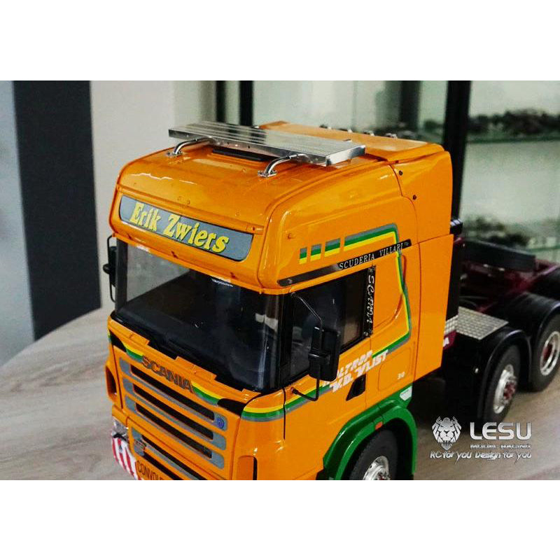 1/14 RC tractor truck model toy cab light stand simulation decorative pedal LESU G-6192 for Tamiya tractor truck upgrade parts