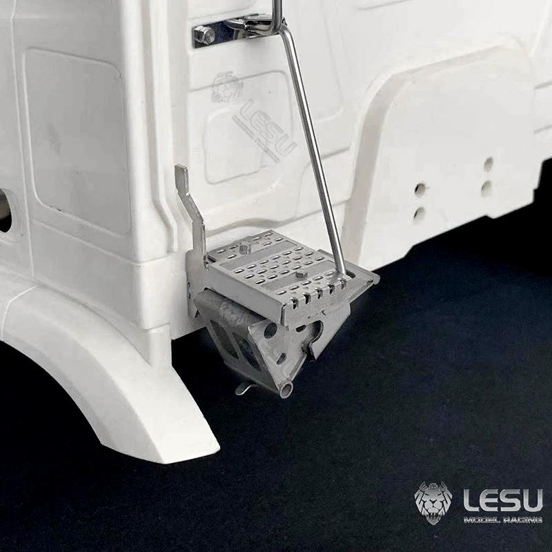 LESU Metal handrail pedal anti-slip assembly G-6201 for Tamiya 1851 3363 1/14 RC dump truck shell upgrade decorative parts