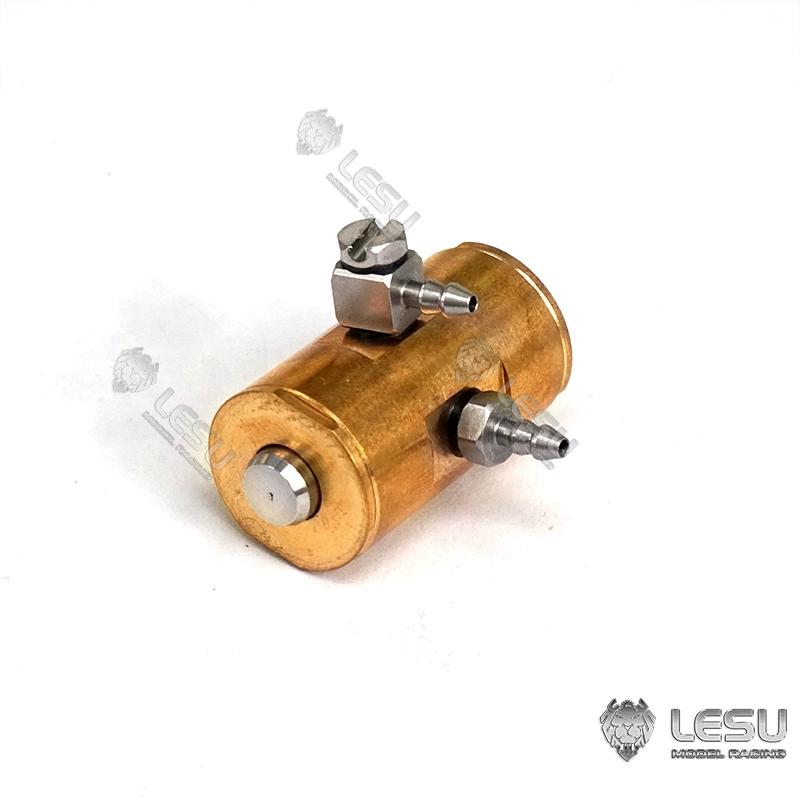 LESU 1/14 Simulation Brass Hydraulic Cylinder Heavy Engineering Excavator Mechanical Arm Quick Release Hydraulic Accessories