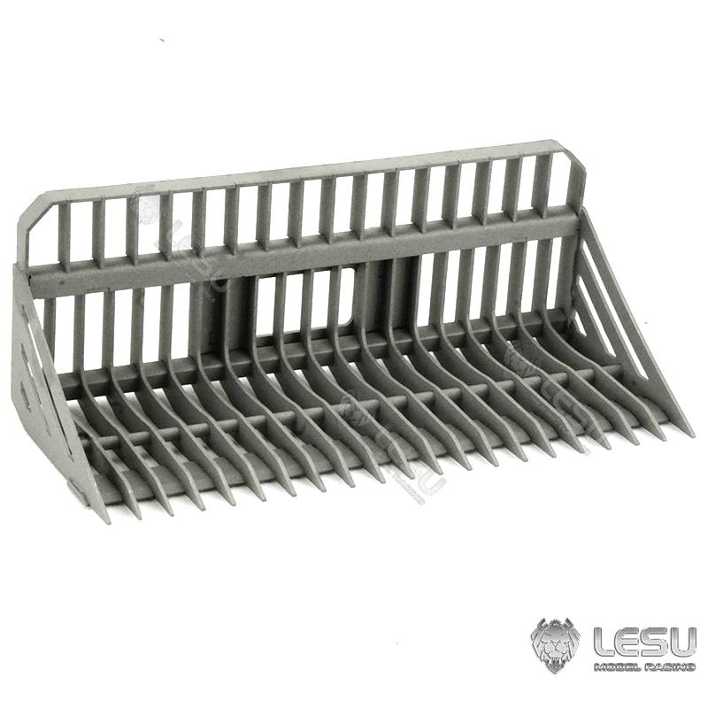 LESU 1/14 Engineering Hydraulic Model Bobcat Loader Upgrade Equipment Screen Bucket